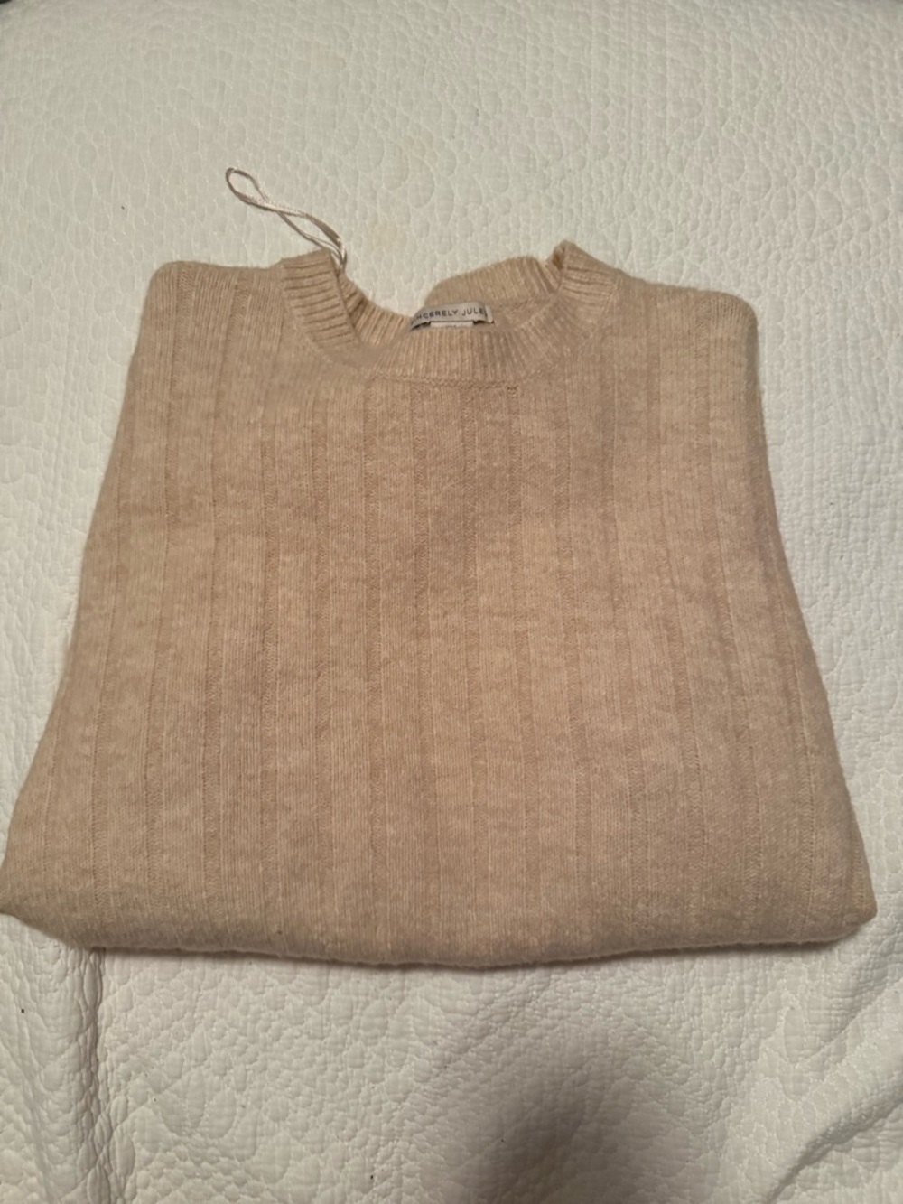 Sincerely Jules Neutral Beige Sweater